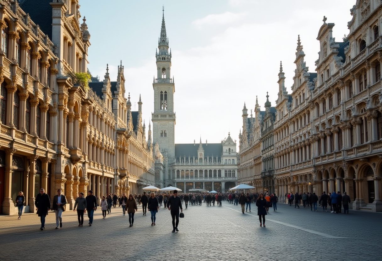 A view of Brussels