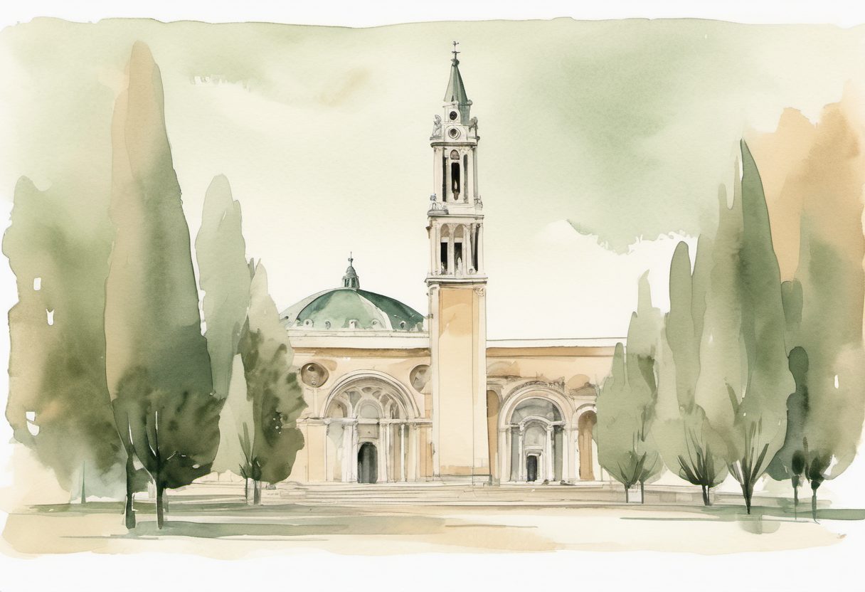 Watercolour scene of Nice