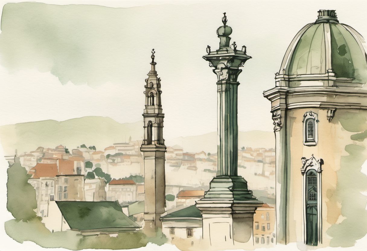 Watercolour scene of Porto