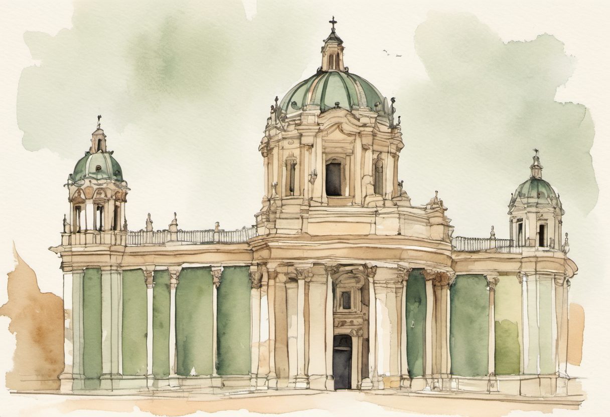 Watercolour scene of Murcia