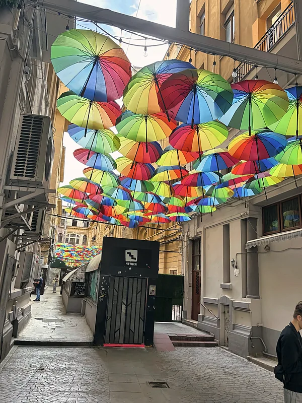 The umbrella street