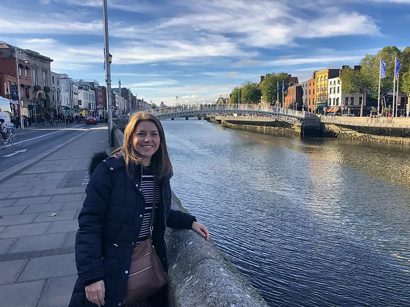 On the Liffey quays