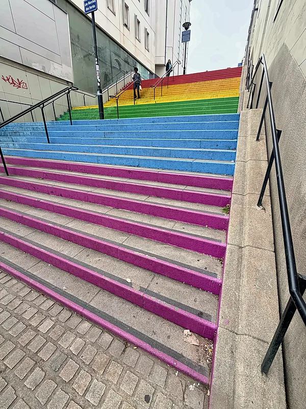 The rainbow steps