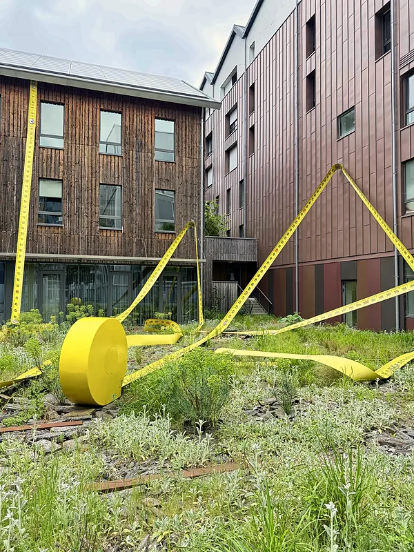 The yellow ribbon art trail