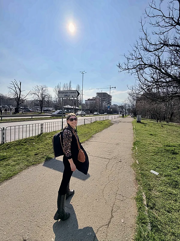 A walk in the spring sun