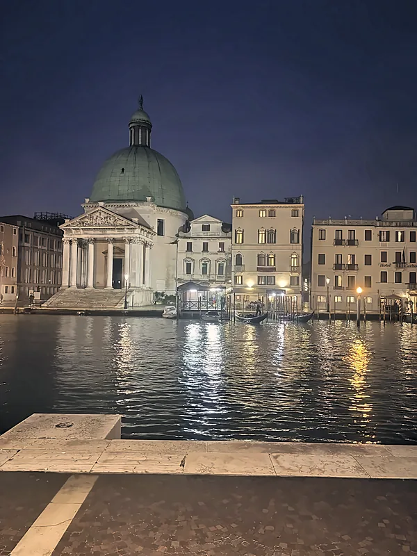 The Grand Canal at night