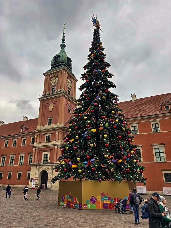 The Royal Castle and the Christmas tree