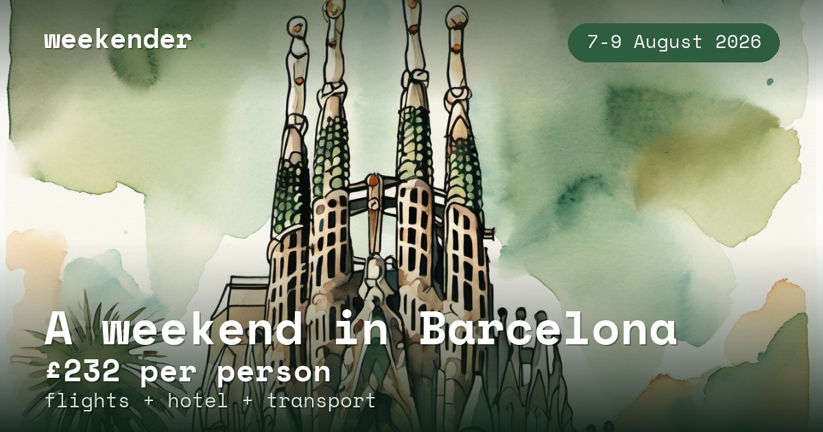 A weekend in Barcelona