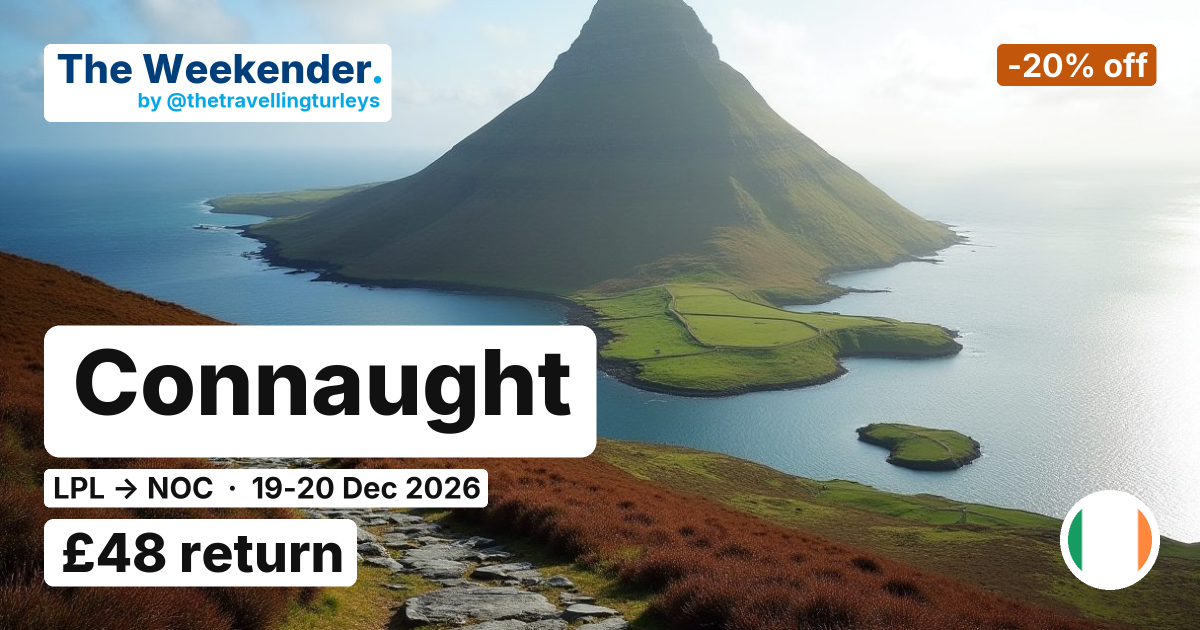Connaught weekend break from Liverpool - £48 return