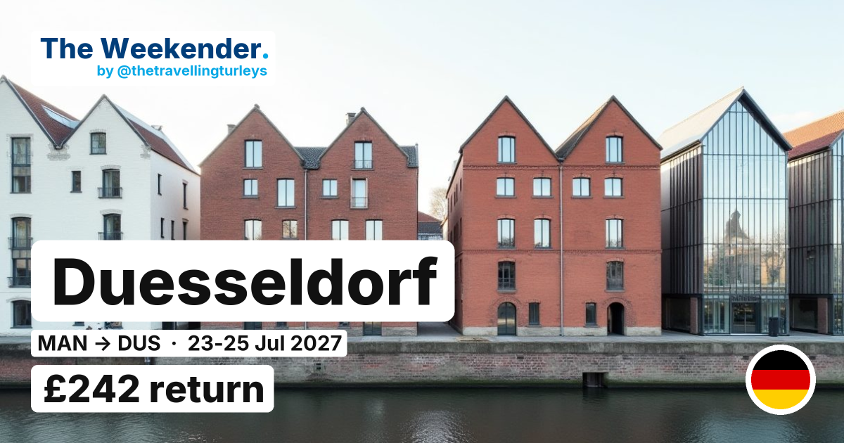 Duesseldorf weekend break from Manchester - £242 return