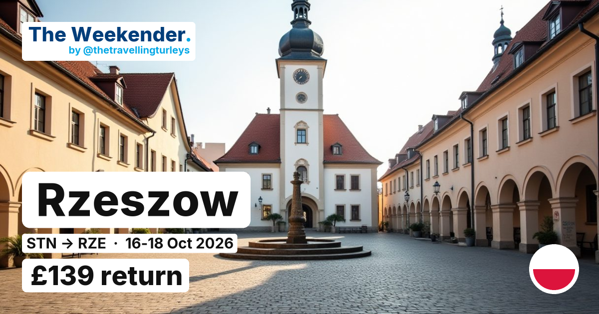 Rzeszow weekend break from London Stansted - £139 return