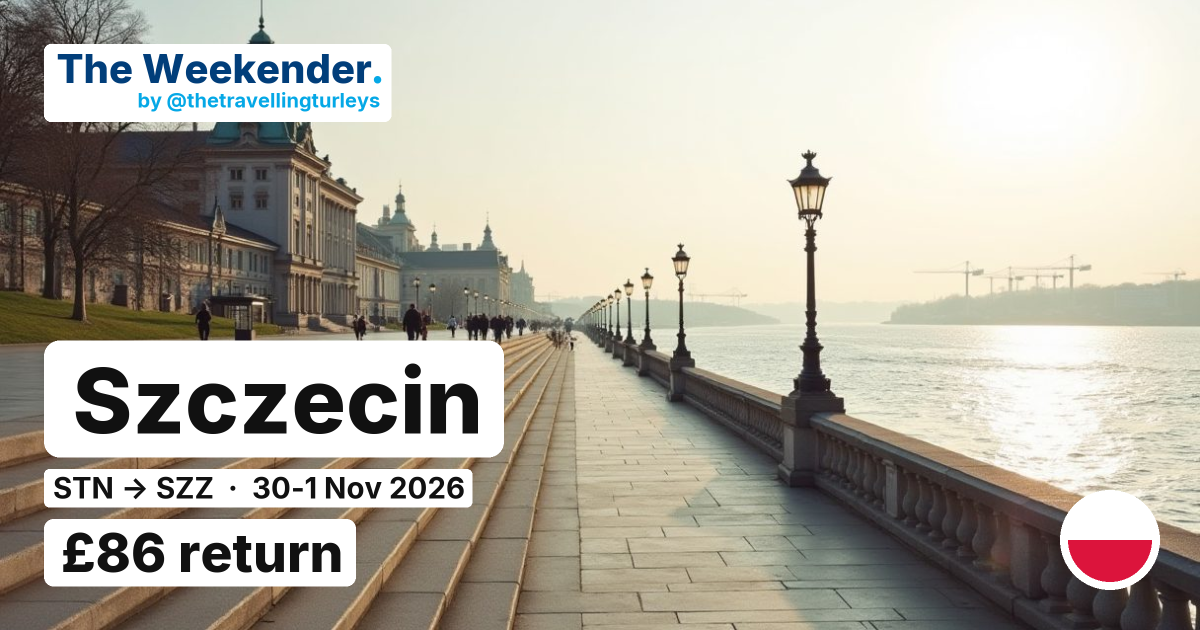 Szczecin weekend break from London Stansted - £86 return