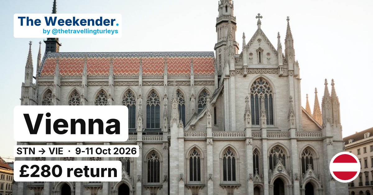 Vienna weekend break from London Stansted - £280 return